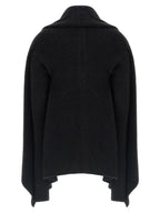 Rick Owens Hooded Medium Wrap Cardigan