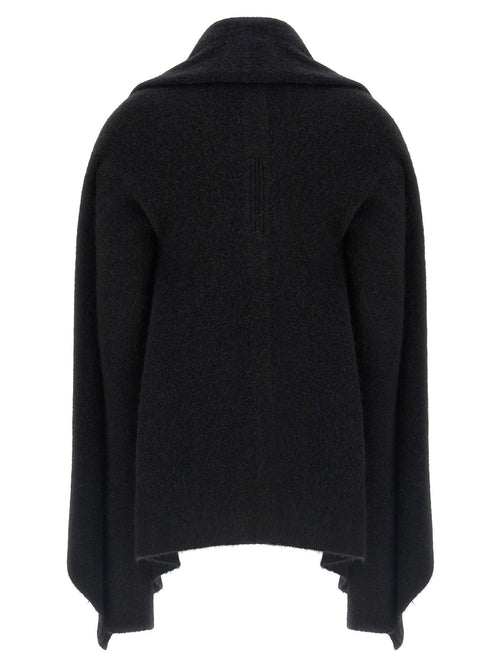 Rick Owens Hooded Medium Wrap Cardigan