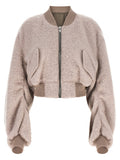 Rick Owens Secchia Cropped Flight Bomber Jacket