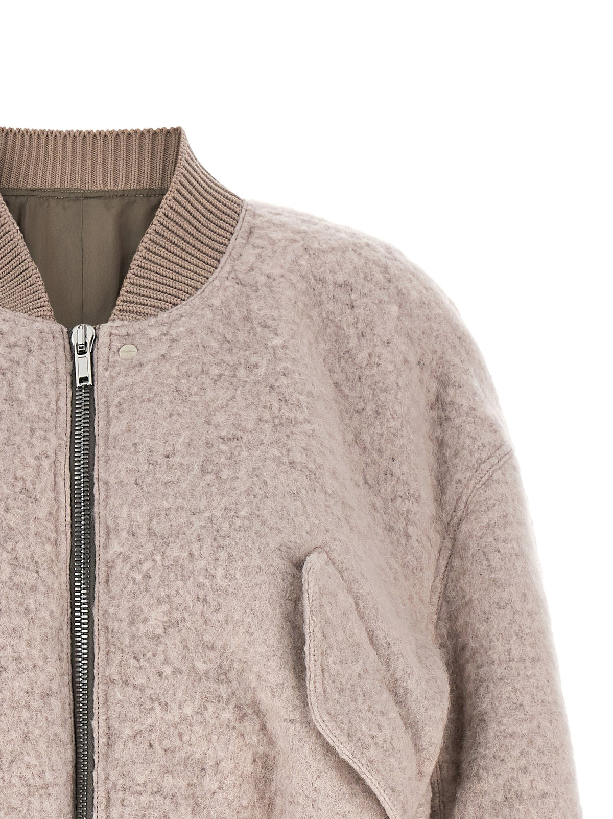Rick Owens Secchia Cropped Flight Bomber Jacket