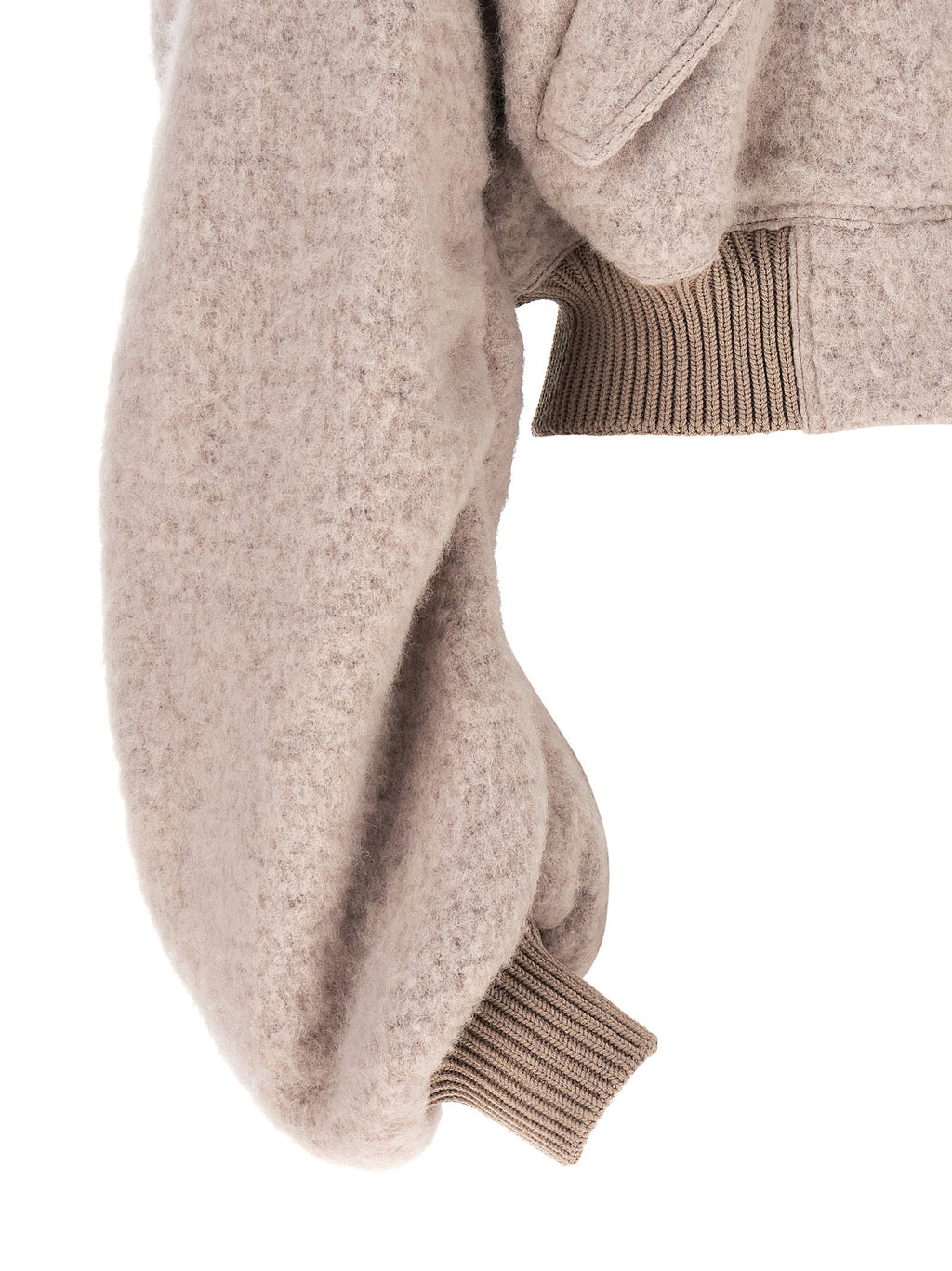 Rick Owens Secchia Cropped Flight Bomber Jacket