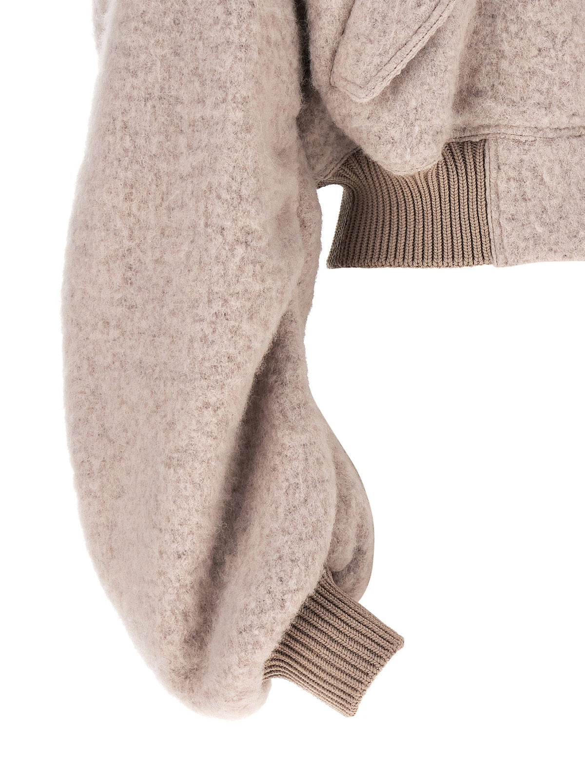 Rick Owens Secchia Cropped Flight Bomber Jacket