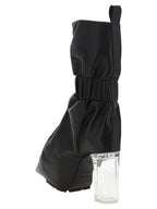 Rick Owens Pull On Cuffed Taquito Ankle Boots