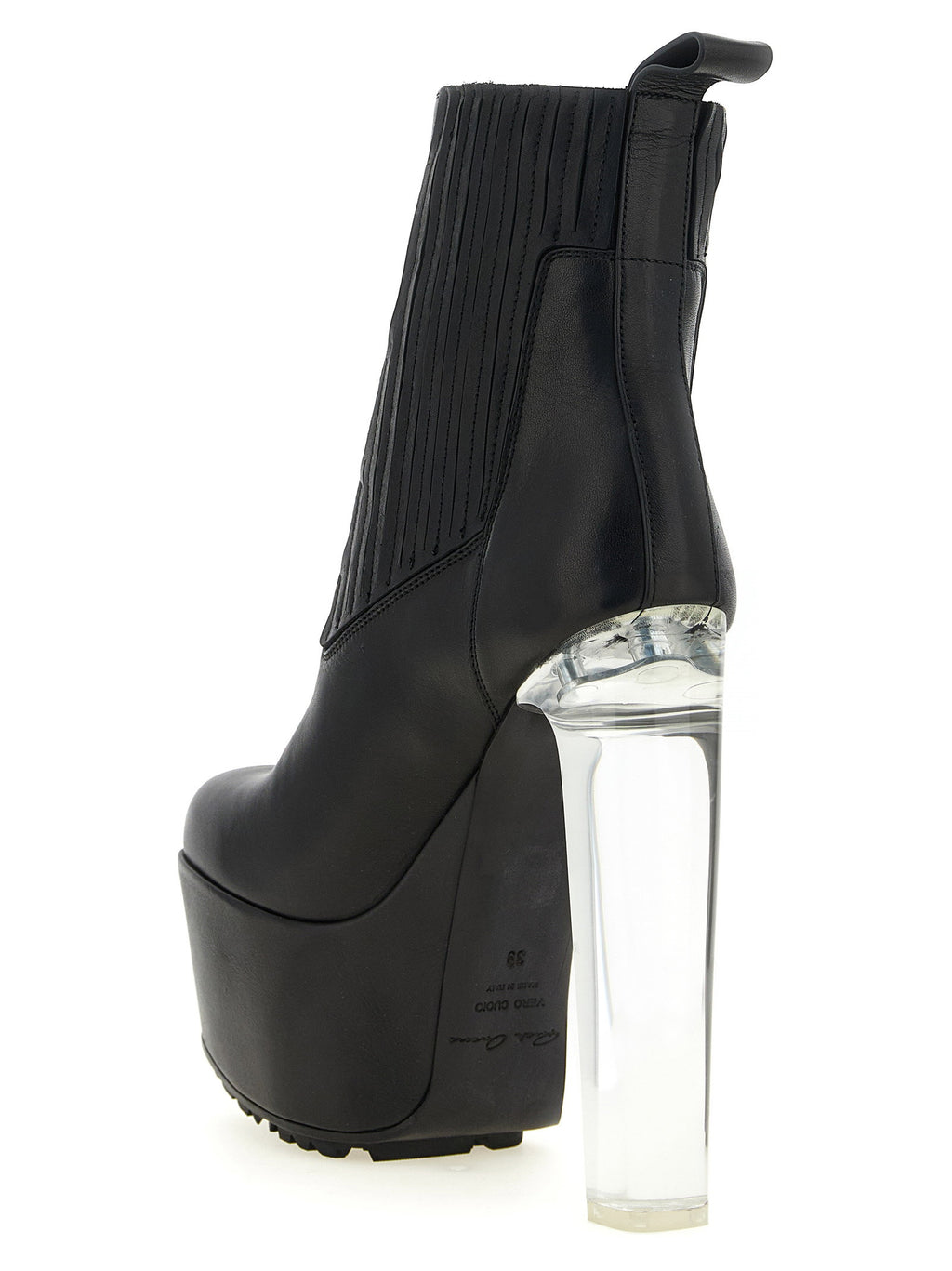 Rick Owens Beatle Kiss Ankle Boots