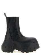 Rick Owens Beatle Mega Tractor Ankle Boots