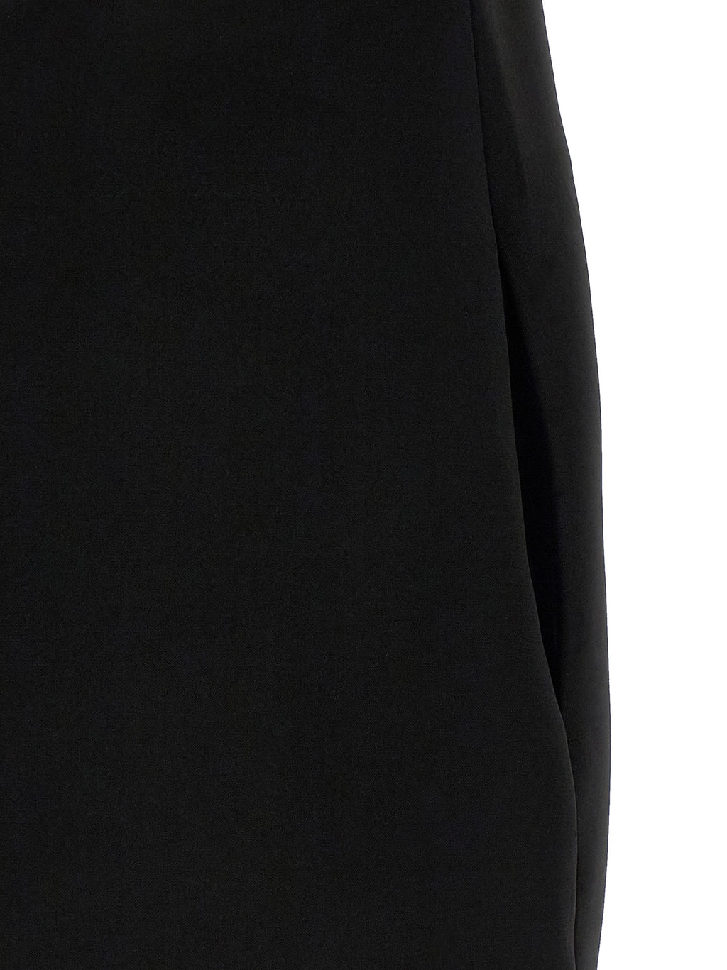 Self-Portrait Black Crêpe Flower Mini Dress