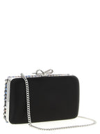 Self-Portrait Multi Crystal Chainmail Clutch