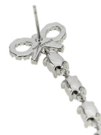 أقراط Self-Portrait Bow Pearl Droplet