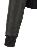 Rick Owens Flight Jkt Cropped Bomber Jacket