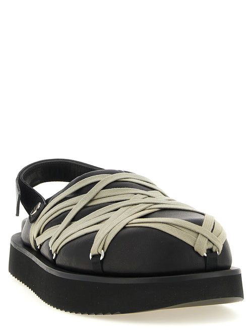 Rick Owens Padded Megalace Platform Sabots