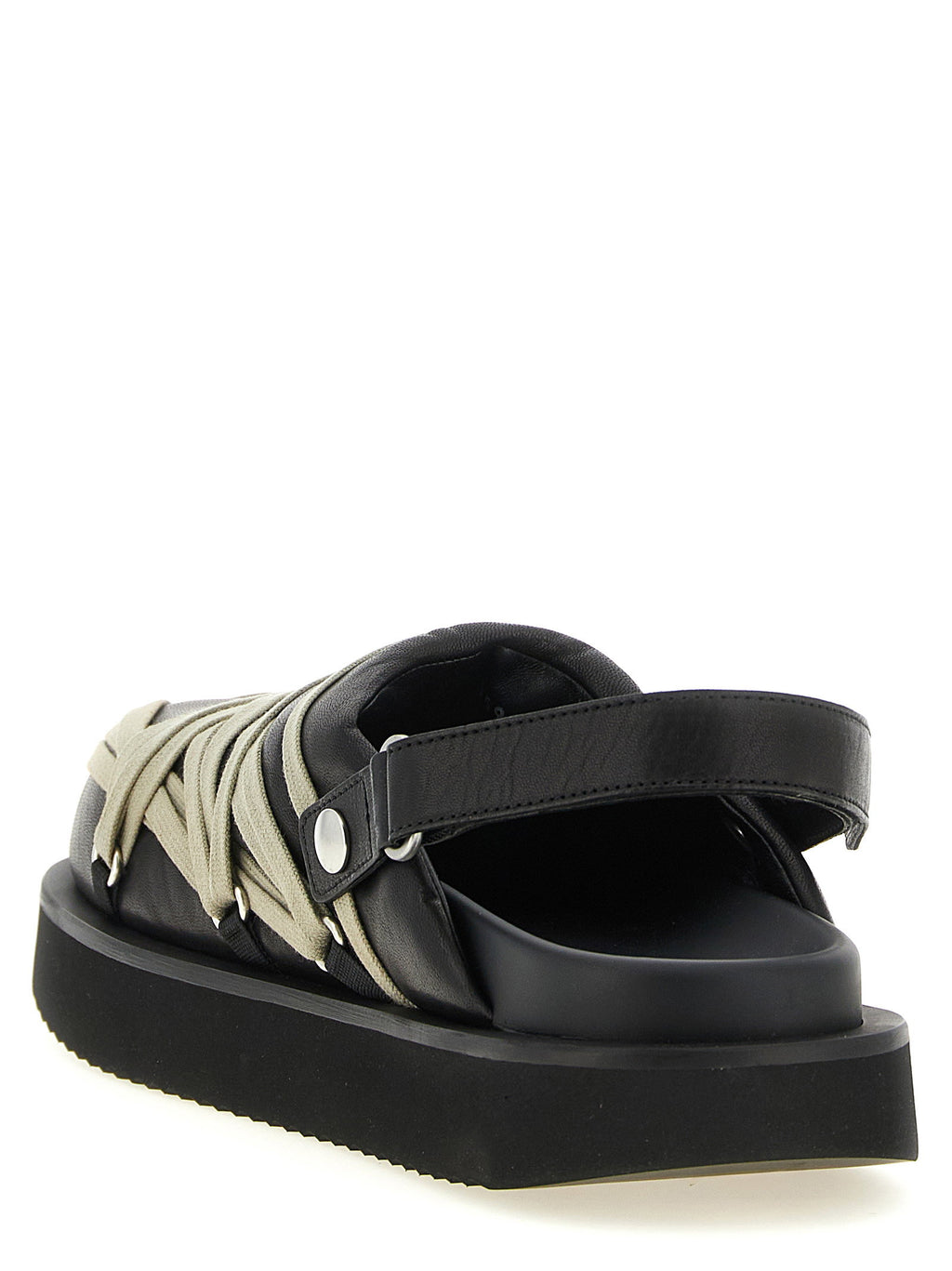 Rick Owens Padded Megalace Platform Sabots
