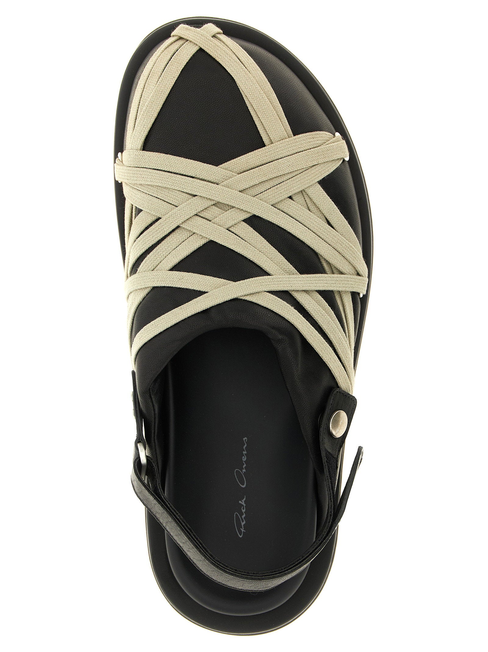 Rick Owens Padded Megalace Platform Sabots