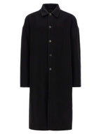 Rick Owens Buttoned Brad Coat