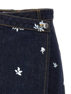 Lanvin All-over Embroidery Skirt
