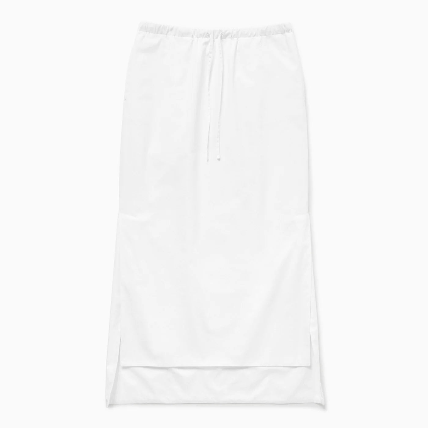 1989 STUDIO Long asymmetric skirt white