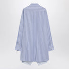 Maison Margiela Light blue striped shirtdress