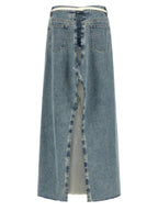 Maison Margiela Raw Hem Denim Skirt
