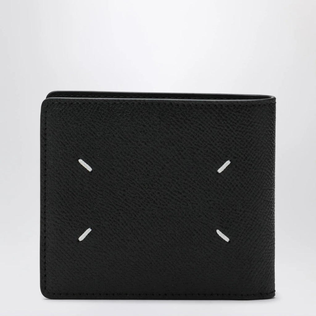 Maison Margiela Black bi-fold leather wallet
