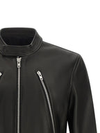 Maison Margiela 5-zip Leather Jacket