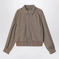 Maison Margiela Beige virgin wool zip-up jacket