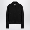 Maison Margiela Black zip-up jacket in virgin wool