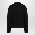Maison Margiela Black zip-up jacket in virgin wool