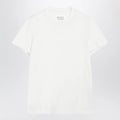 Maison Margiela Double-layer cotton T-shirt in white