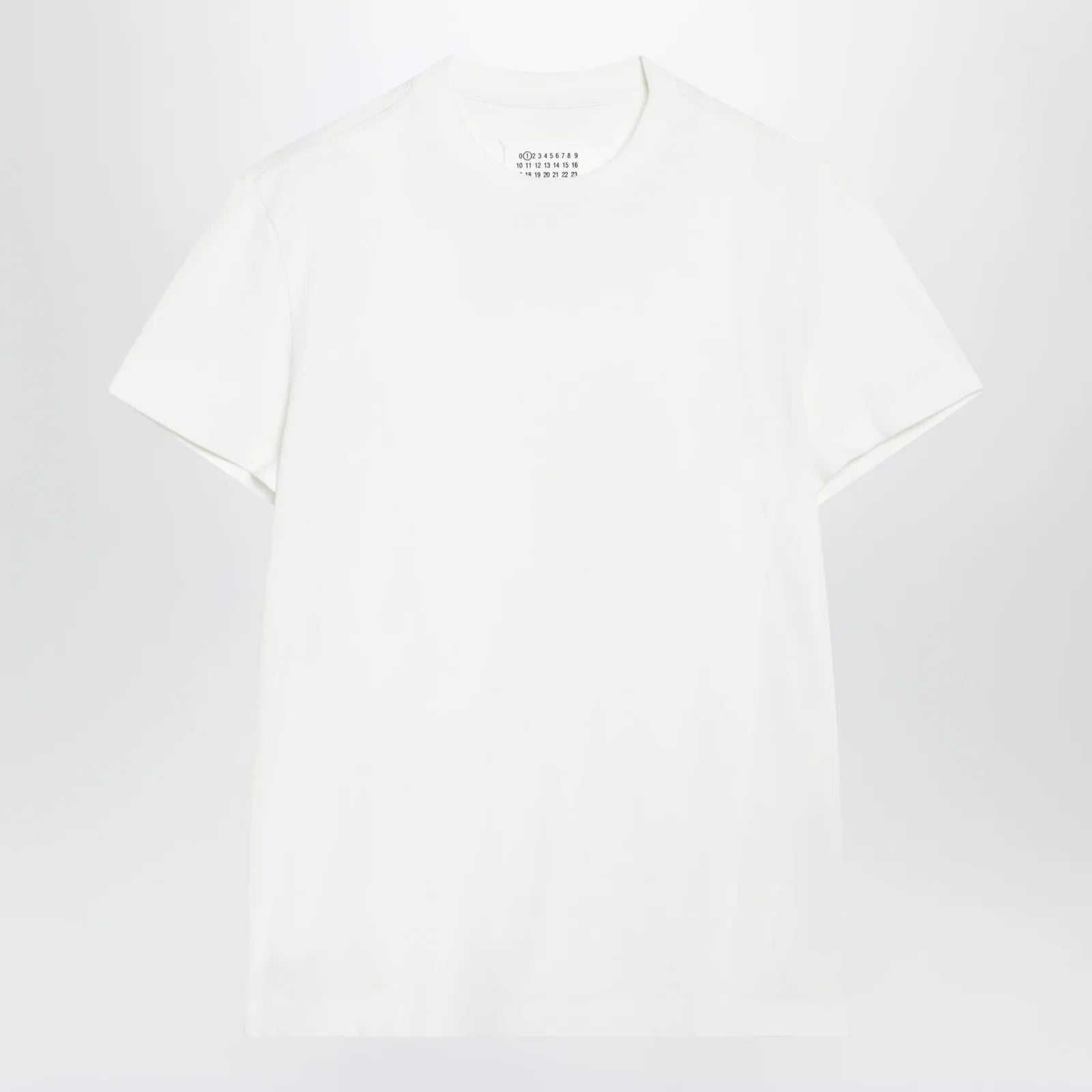 Maison Margiela Double-layer cotton T-shirt in white