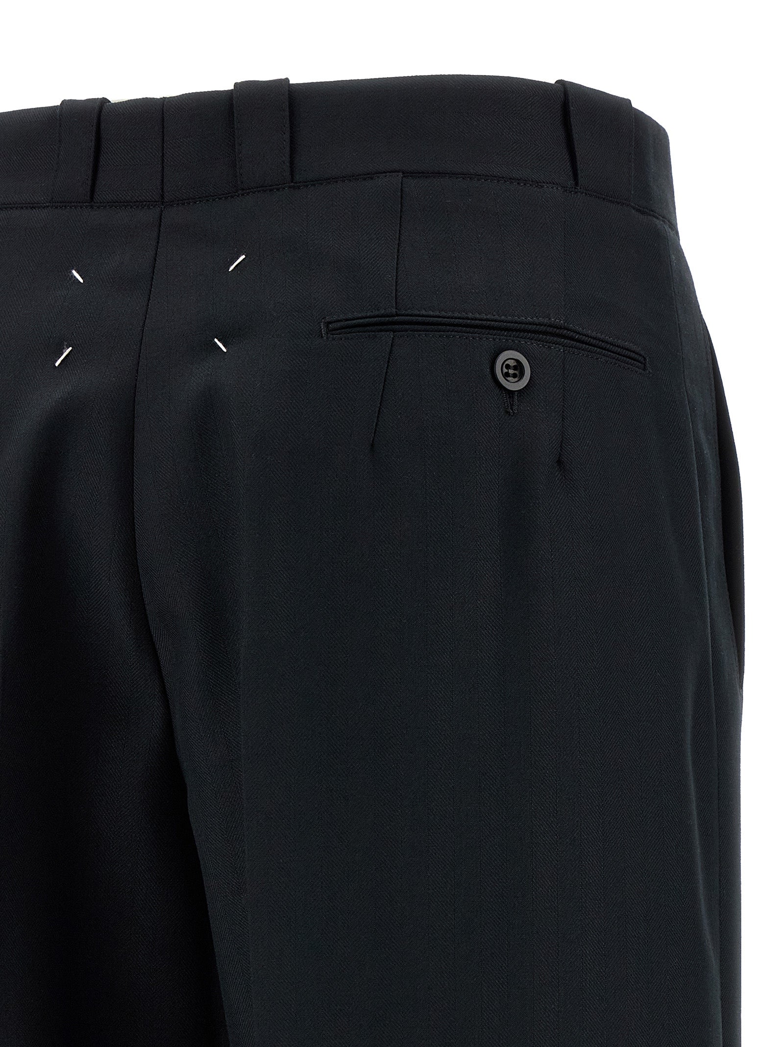 Maison Margiela Herringbone Trousers