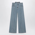 Maison Margiela Stonewashed straight-leg denim jeans in medium blue