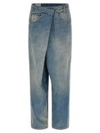 Maison Margiela Wrap Asymmetric Closure Jeans