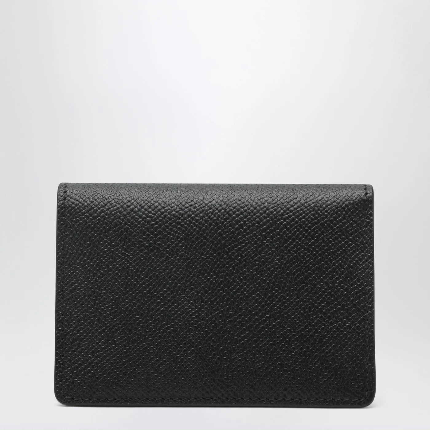 Maison Margiela Black leather credit card holder