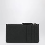 Maison Margiela Black Four Stitches Zip Card Holder