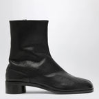 Maison Margiela Tabi leather ankle boots in black