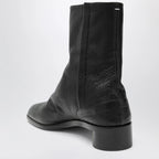 Maison Margiela Tabi leather ankle boots in black