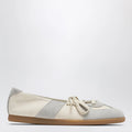Maison Margiela Replica Ballet lace-up flats in nappa, bleached sand