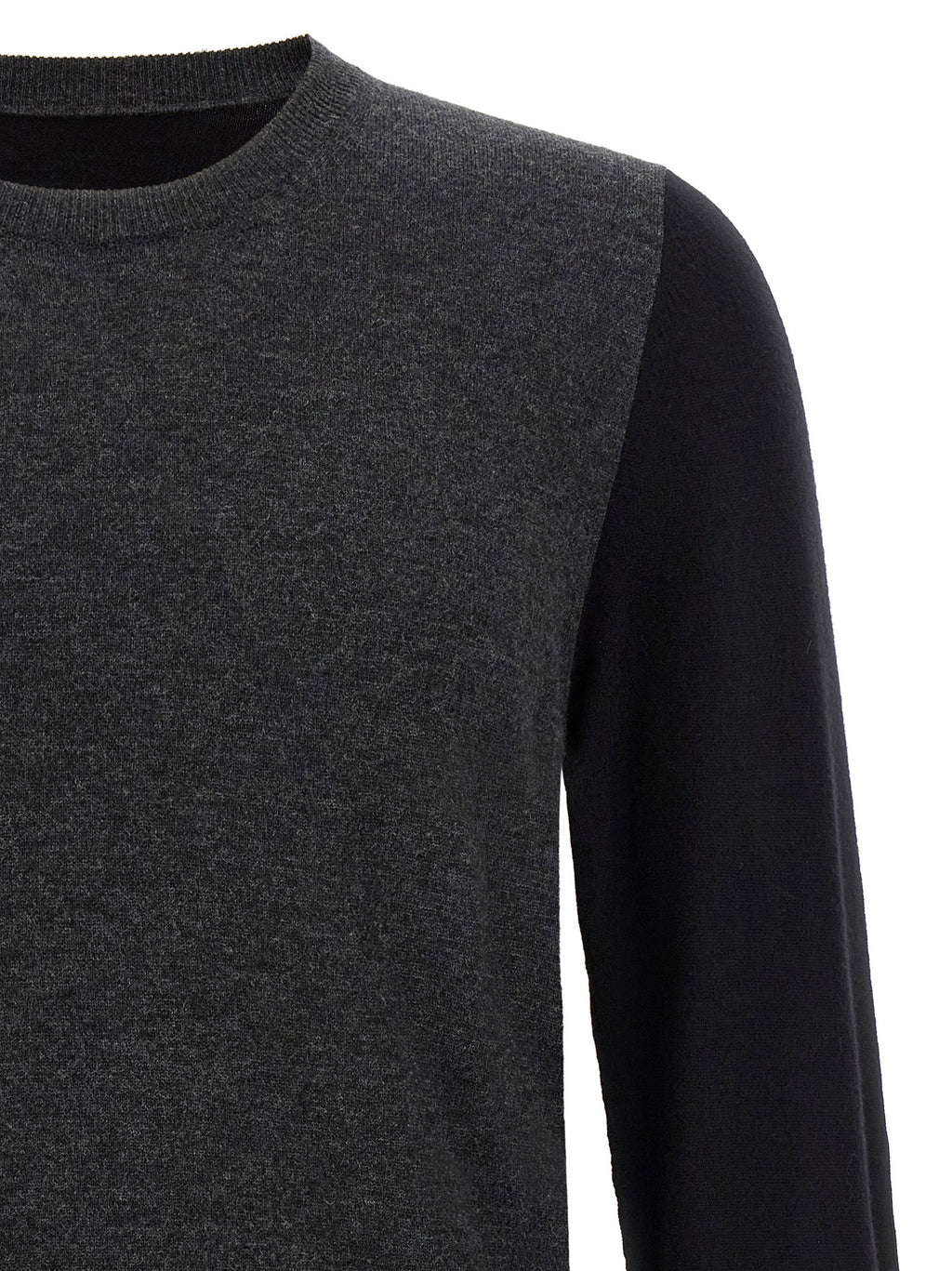 Maison Margiela Two-tone Wool Sweater