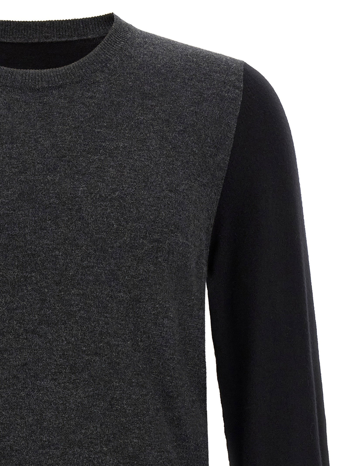 Maison Margiela Two-tone Wool Sweater