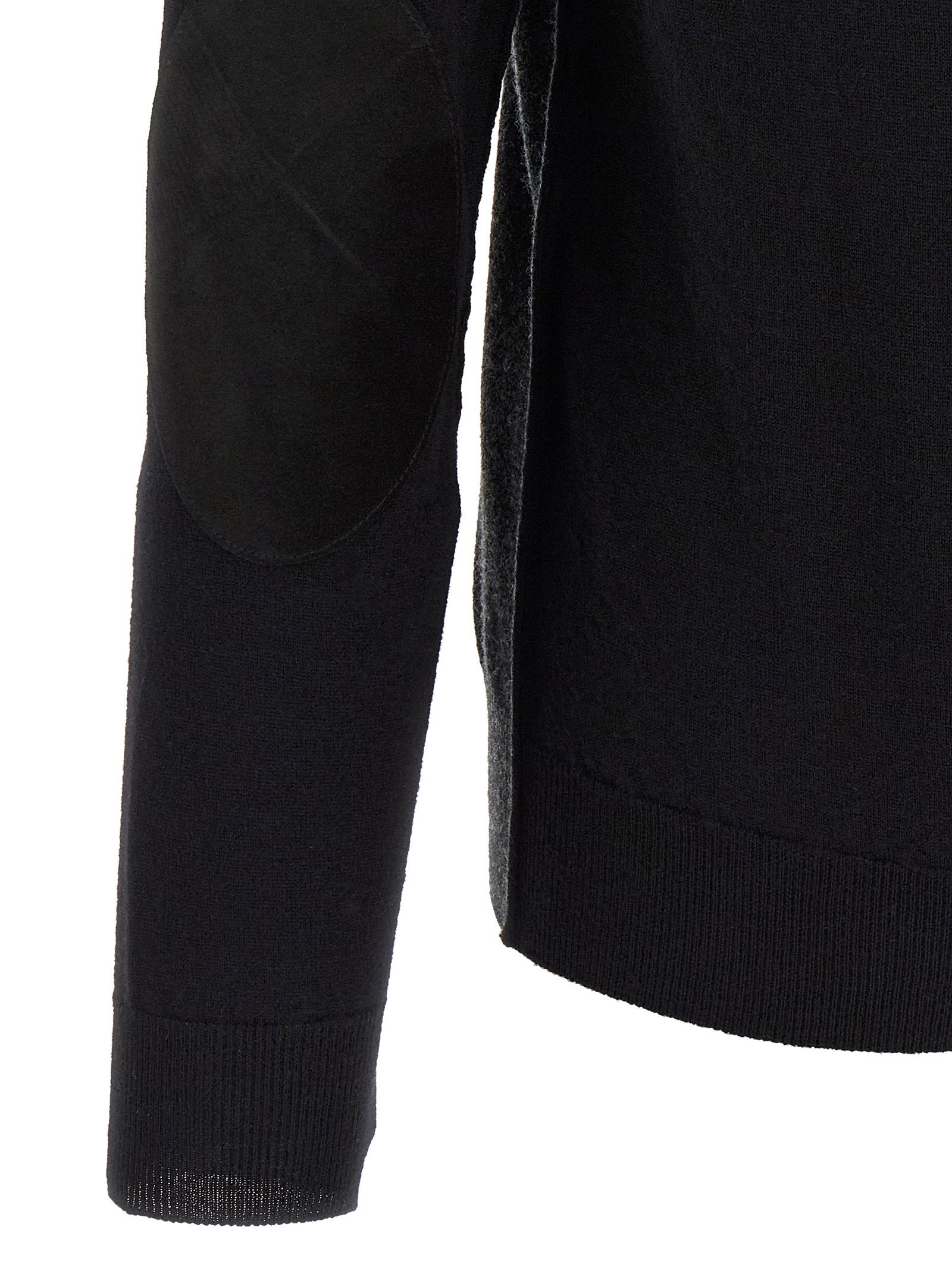 Maison Margiela Two-tone Wool Sweater