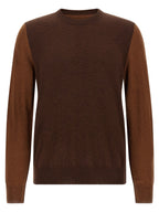 Maison Margiela Two-tone Wool Sweater