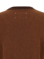 Maison Margiela Two-tone Wool Sweater