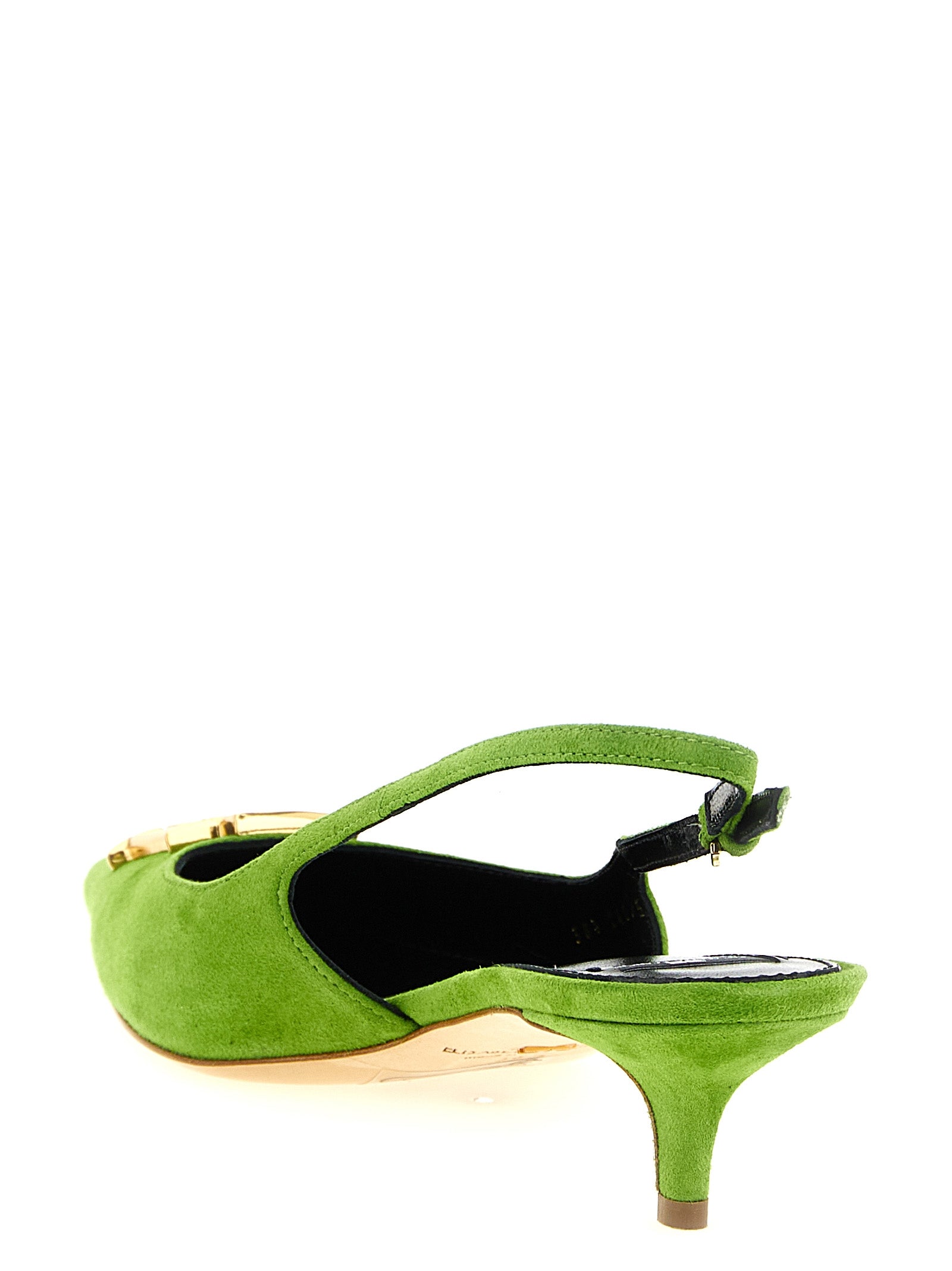 Elisabetta Franchi Suede Slingbacks