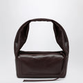 Maison Margiela Box East West Small Bag in Burgundy Leather