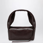 Maison Margiela Box East West Small Bag in Burgundy Leather