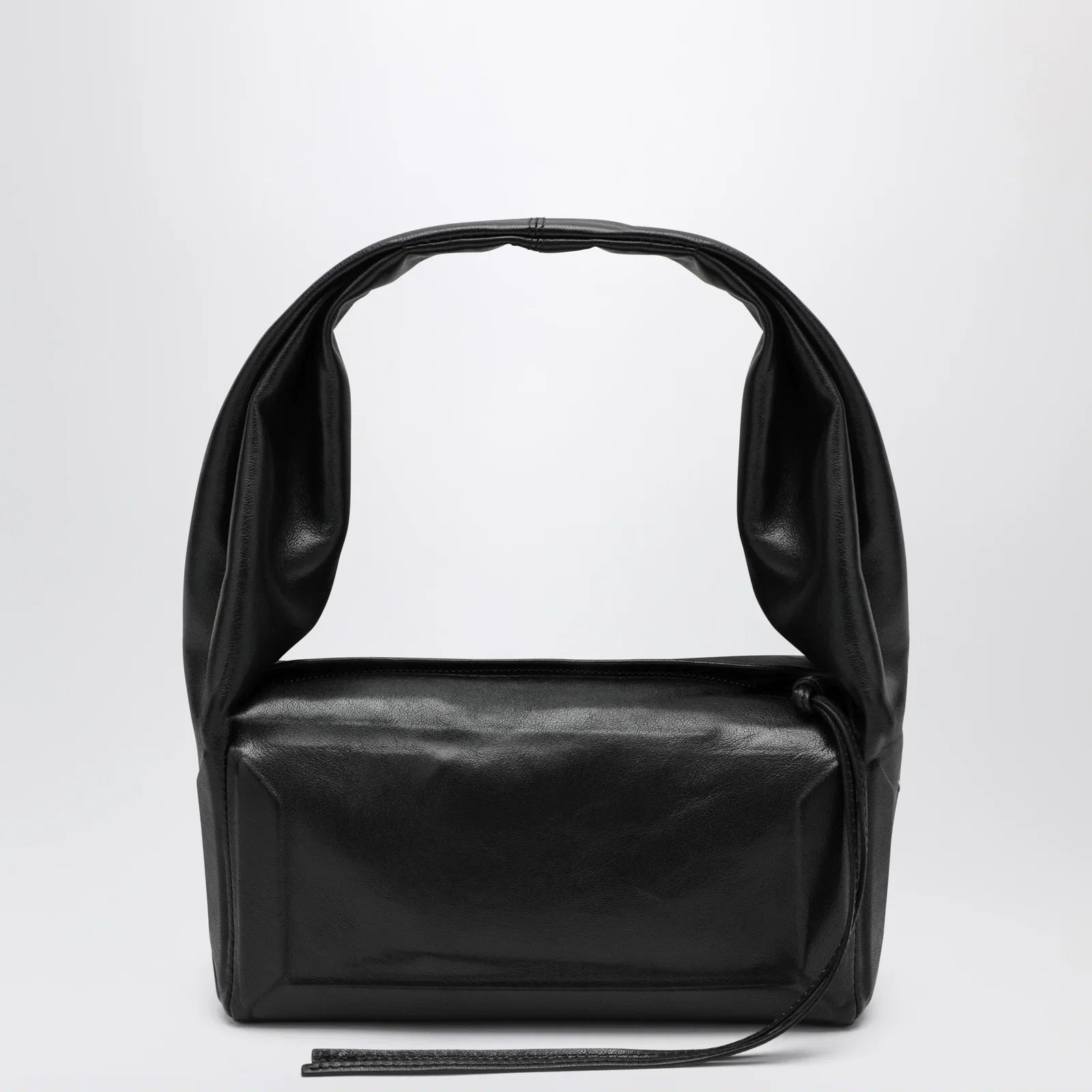 Maison Margiela Box East West Small Bag in Black Leather