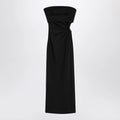 Max Mara Black bustier dress in wool blend