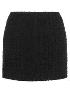 Balmain Embossed Button Detail Miniskirt