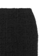 Balmain Embossed Button Detail Miniskirt