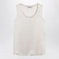 S Max Mara Ivory satin top