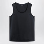 S Max Mara Midnight blue satin top